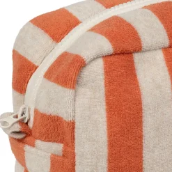 Fabrique de Styles Trousse de toilette en coton rayée et blanc - Palma* Pochettes Et Housses