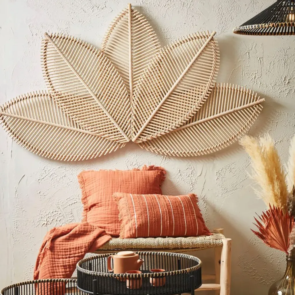 Fabrique de Styles Tête de lit en bambou et rotin 167x90cm* Déco À Suspendre Et Adhésive