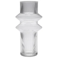 Fabrique de Styles Vase ania d15xh29.5cm verre* Vases Et Soliflores