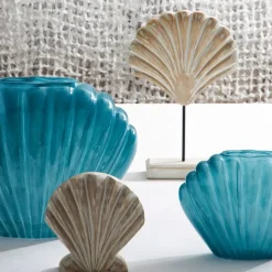 Fabrique de Styles Vase coquillage en verre h22cm - Leucie* Vases Et Soliflores