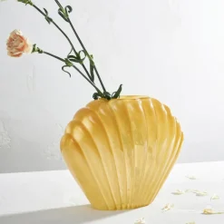 Fabrique de Styles Vase coquillage en verre h22cm - Leucie* Vases Et Soliflores