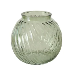 Fabrique de Styles Vase en verre émeraude h14cm - Valea* Vases Et Soliflores