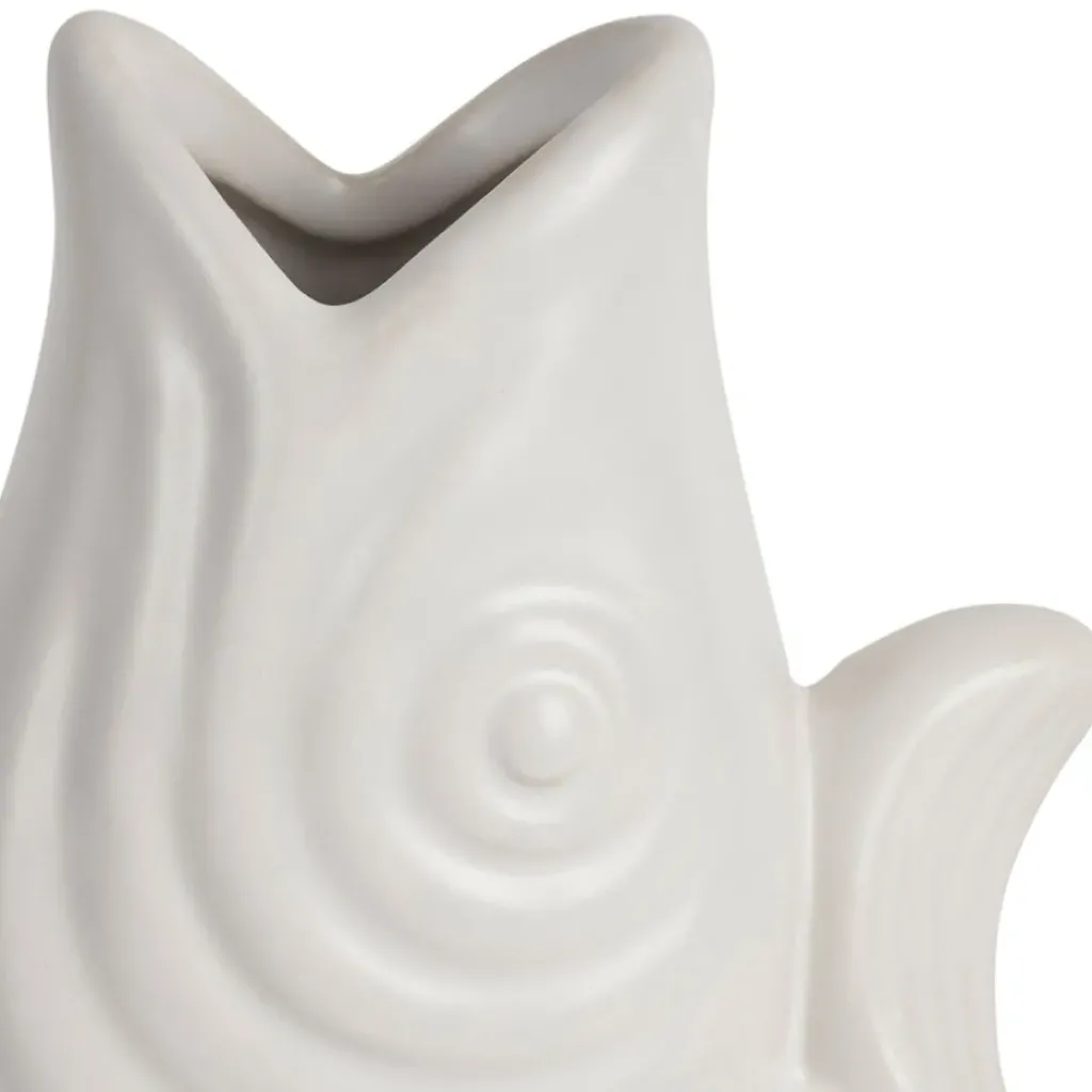 Fabrique de Styles Vase poisson en grès h19.5 cm - Mer* Vases Et Soliflores