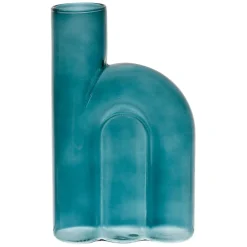 Fabrique de Styles Vase soliflore émeraude en verre - blue sand* Vases Et Soliflores