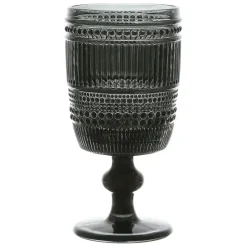 Fabrique de Styles Verre à pied en verre fumé 30cl - strie* Verres À Vin