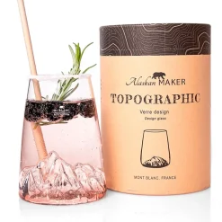 Fabrique de Styles Verre design Mont Blanc - Topographic* Verres À Eau Et Gobelets