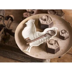 Fabrique de Styles Vide poche coq en fonte - Basse-Cour* Petits Objets Déco