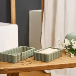 Fabrique de Styles Vide poche en grès moucheté 14x10cm - Aurore* Petits Objets Déco