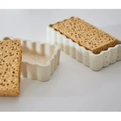 Fabrique de Styles Vide poche rectangle en grès 14x9cm - Aurore* Petits Objets Déco