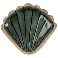 Fabrique de Styles Vide poche Saint-Jacques en manguier émeraude - Amarres* Petits Objets Déco